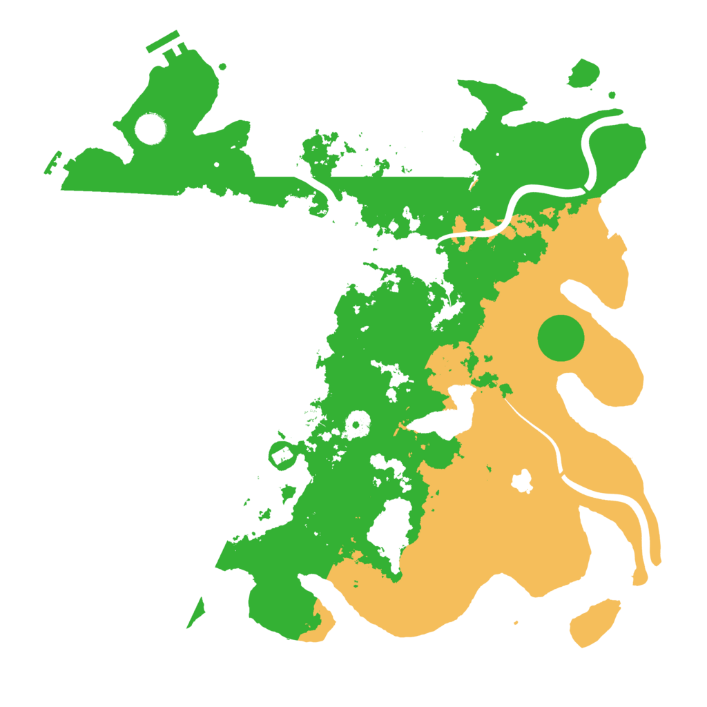 Biome Rust Map: Procedural Map, Size: 4000, Seed: 160681