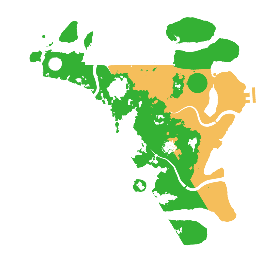 Biome Rust Map: Procedural Map, Size: 3450, Seed: 36844886