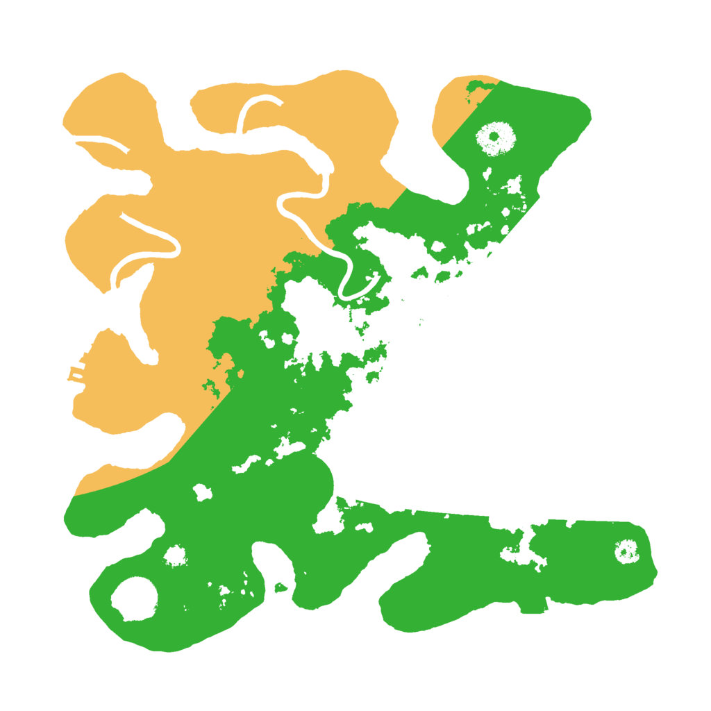 Biome Rust Map: Procedural Map, Size: 3000, Seed: 4646