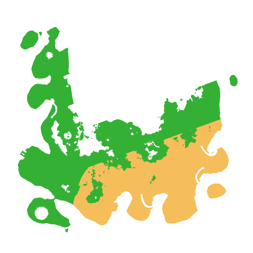 Biome Rust Map: Procedural Map, Size: 3400, Seed: 85757007