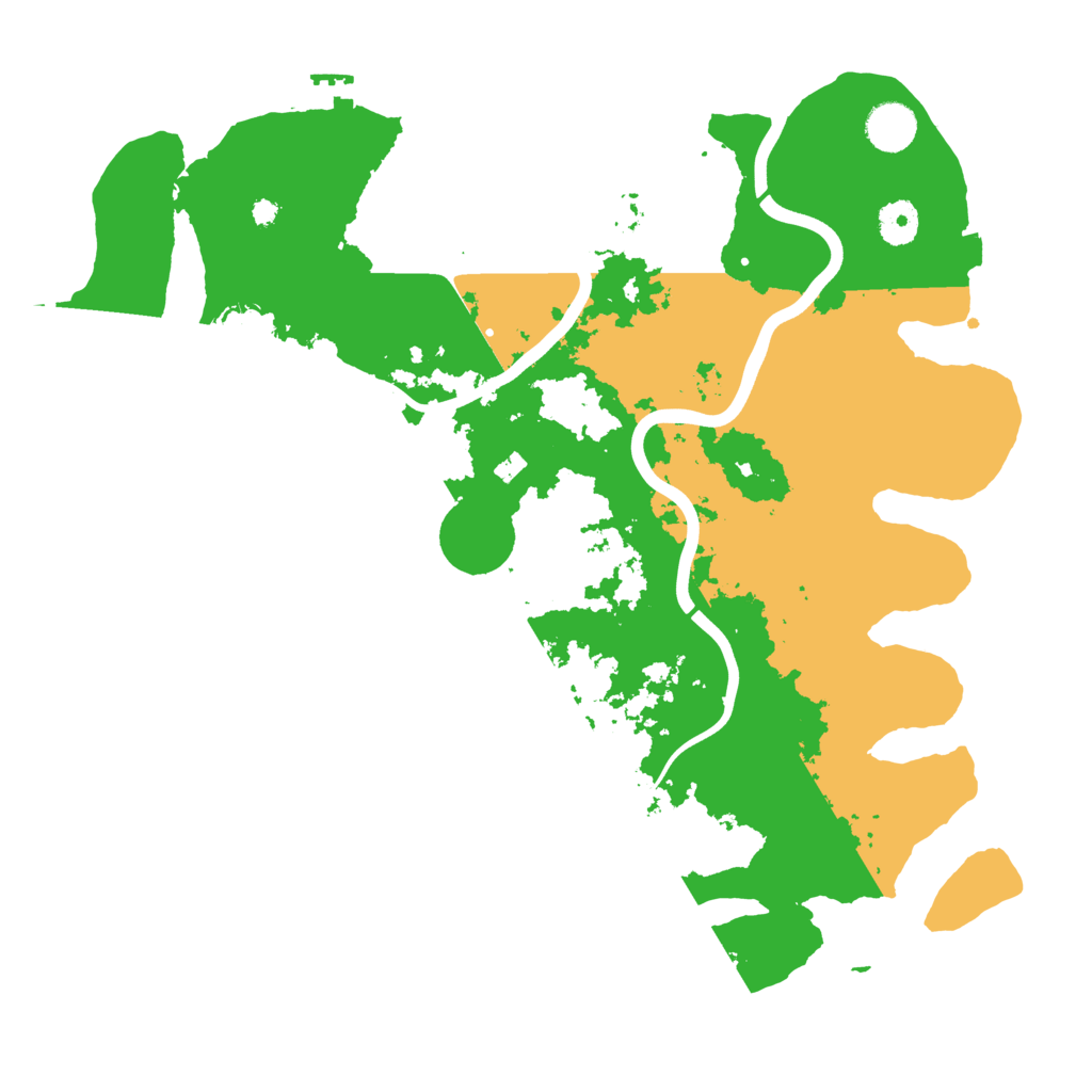 Biome Rust Map: Procedural Map, Size: 3850, Seed: 71731529