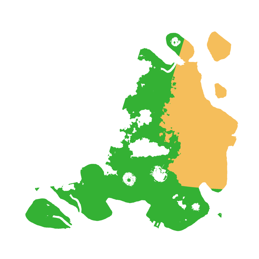 Biome Rust Map: Procedural Map, Size: 3000, Seed: 44416