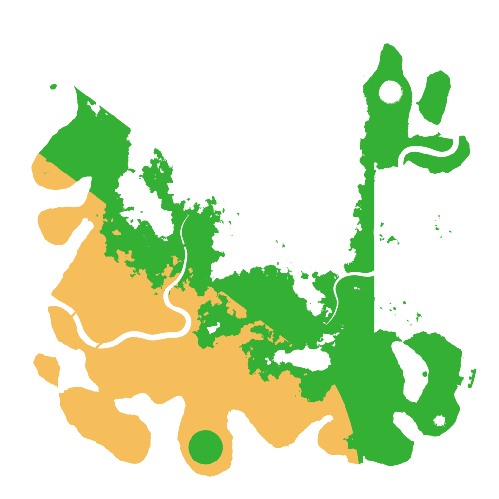 Biome Rust Map: Procedural Map, Size: 3850, Seed: 50832230