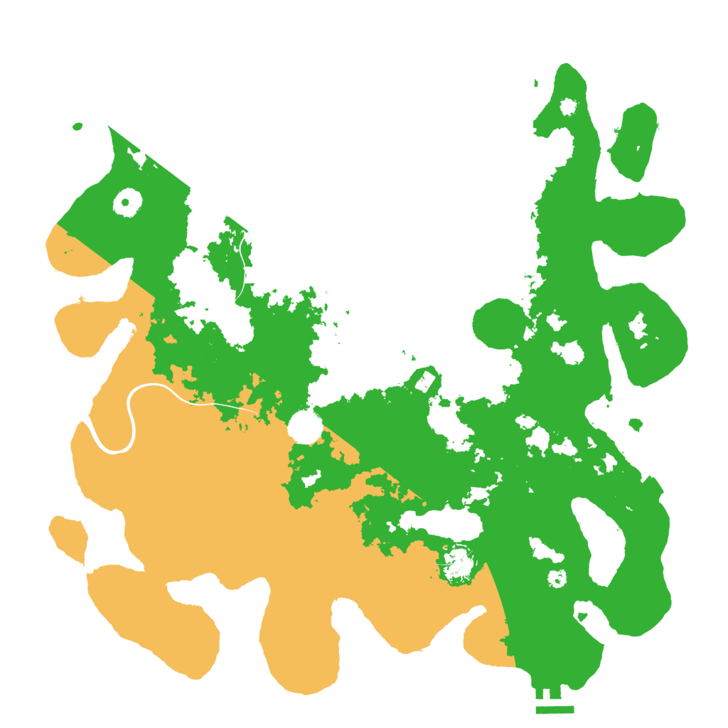 Biome Rust Map: Procedural Map, Size: 3850, Seed: 50832230