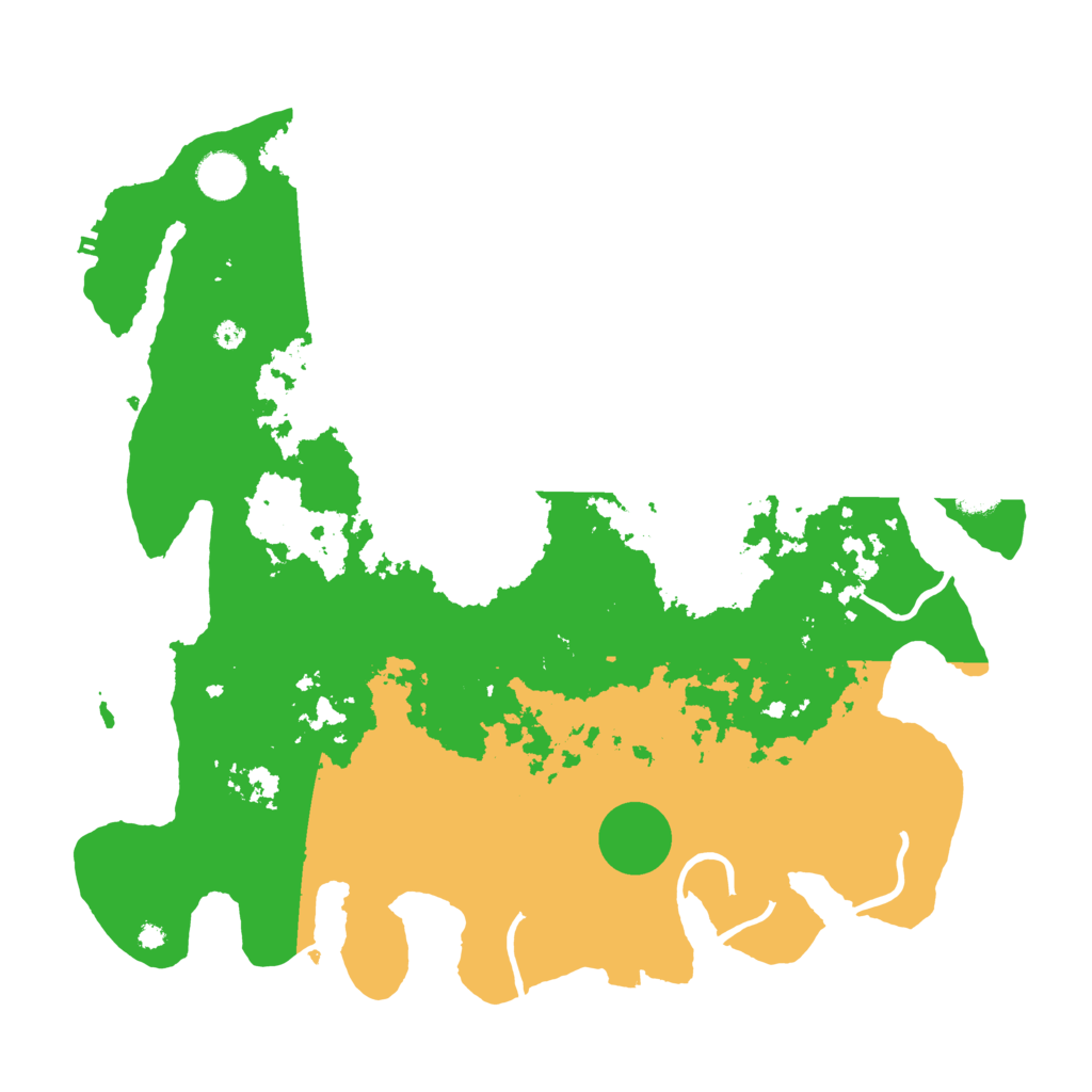 Biome Rust Map: Procedural Map, Size: 3950, Seed: 15045195