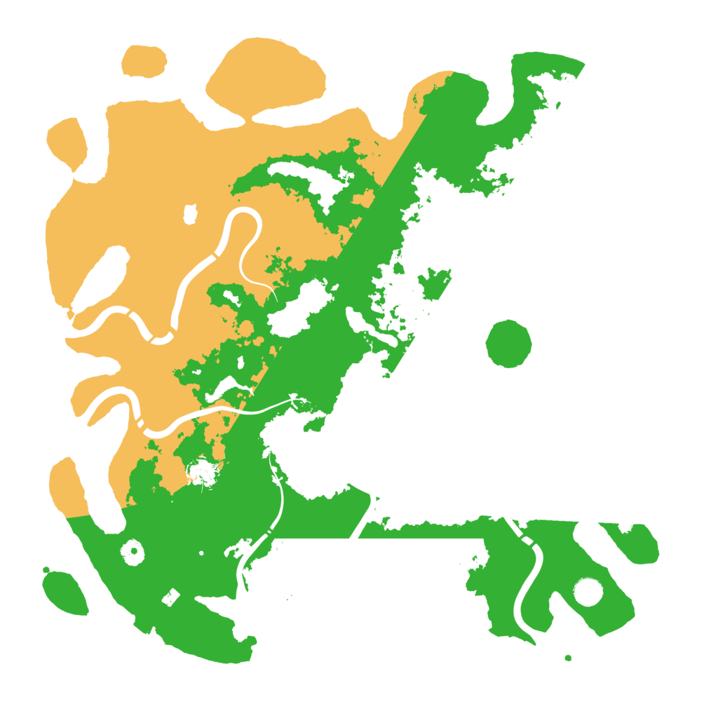 Biome Rust Map: Procedural Map, Size: 4400, Seed: 42631866