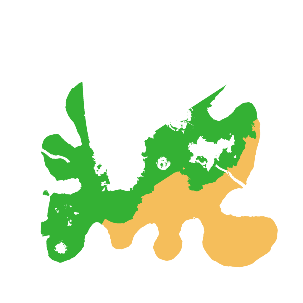 Biome Rust Map: Procedural Map, Size: 2400, Seed: 219578621