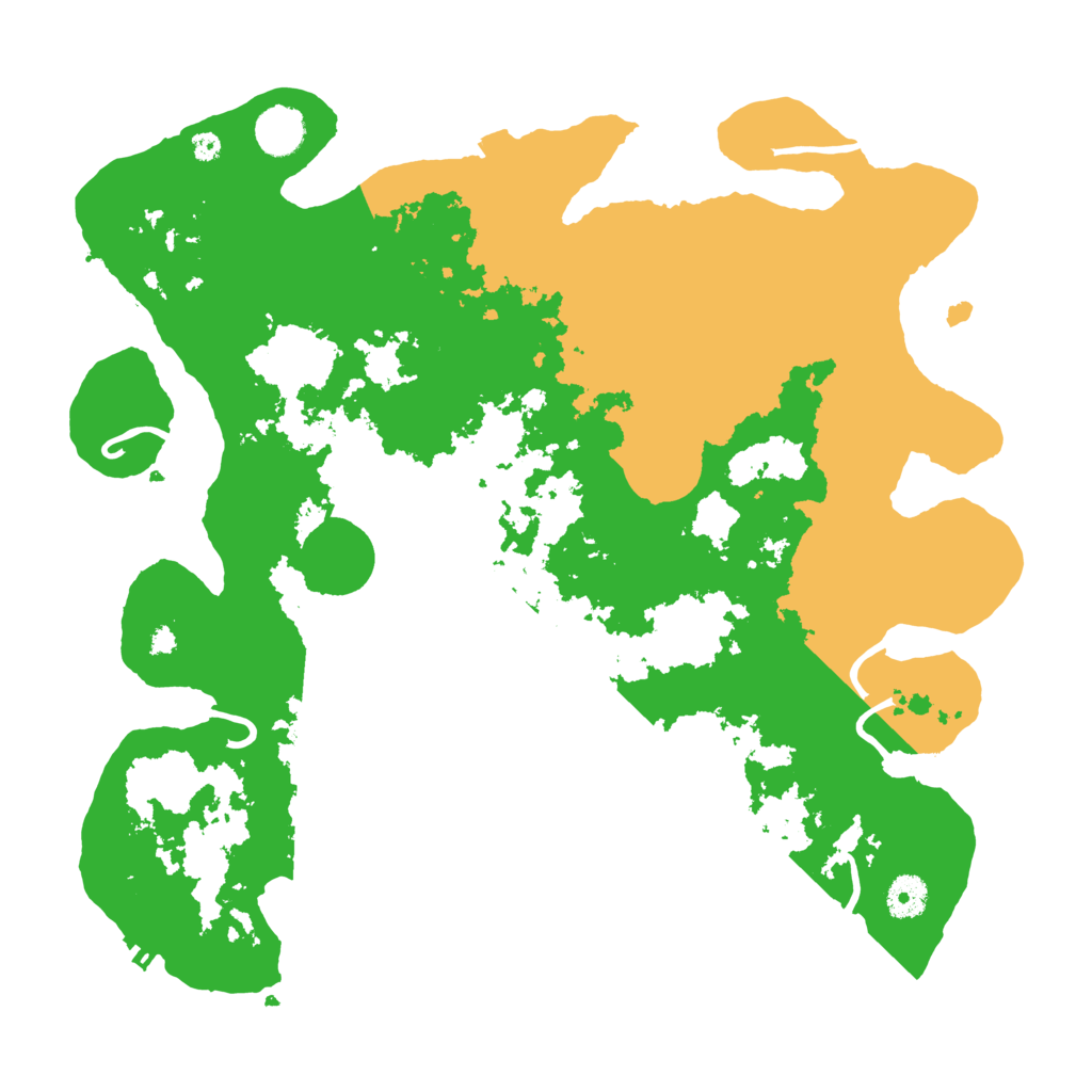 Biome Rust Map: Procedural Map, Size: 3900, Seed: 80361561