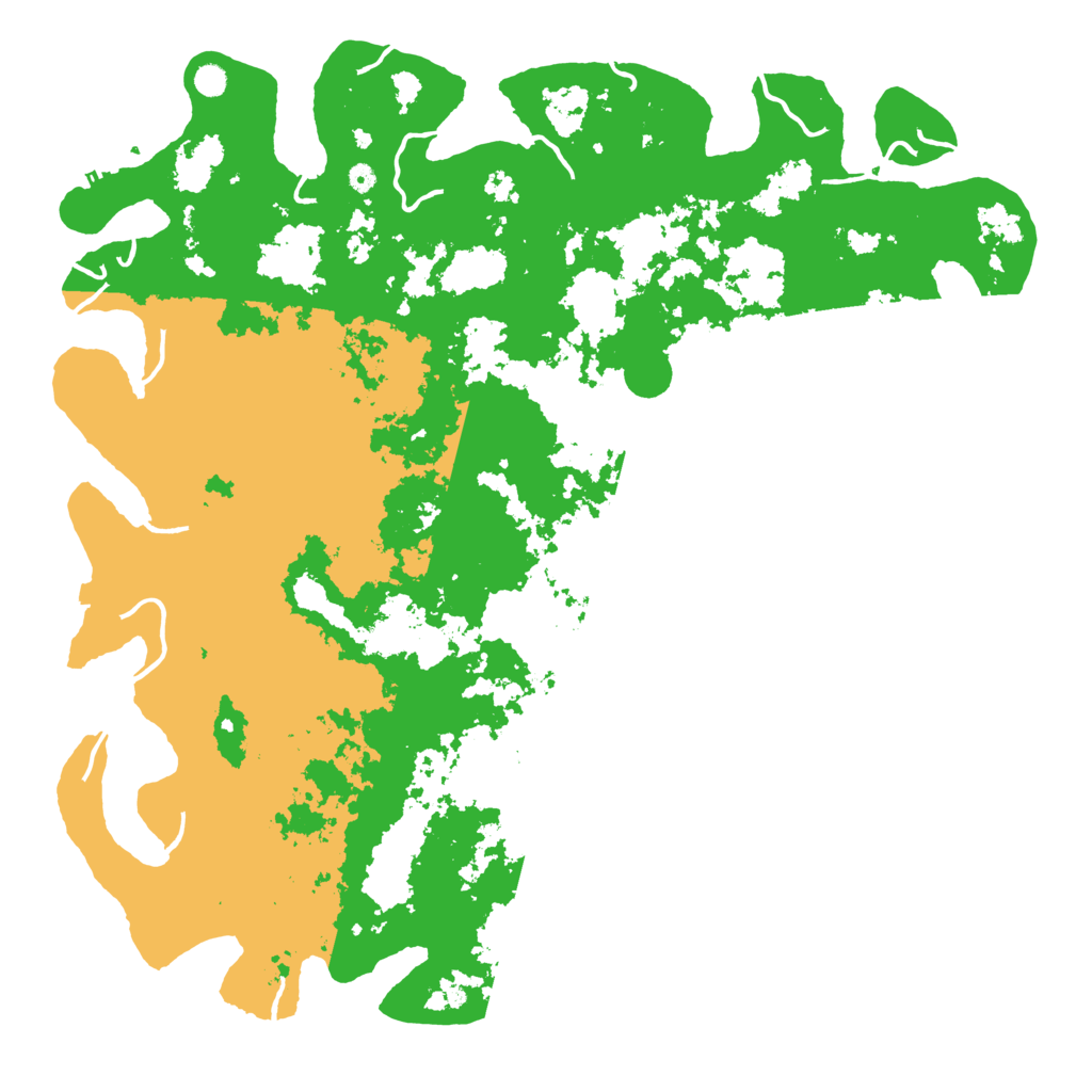 Biome Rust Map: Procedural Map, Size: 6000, Seed: 57568