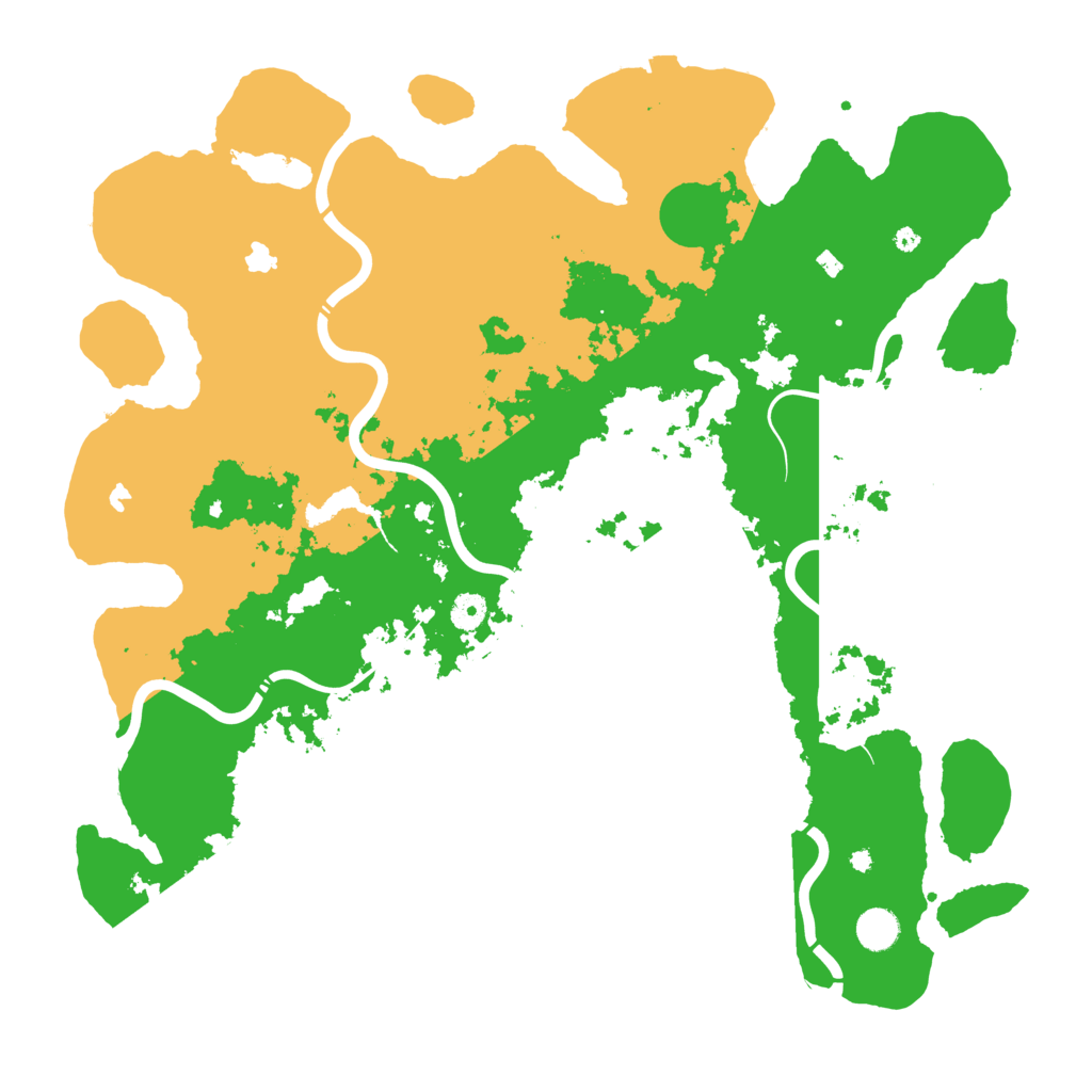 Biome Rust Map: Procedural Map, Size: 4500, Seed: 6731
