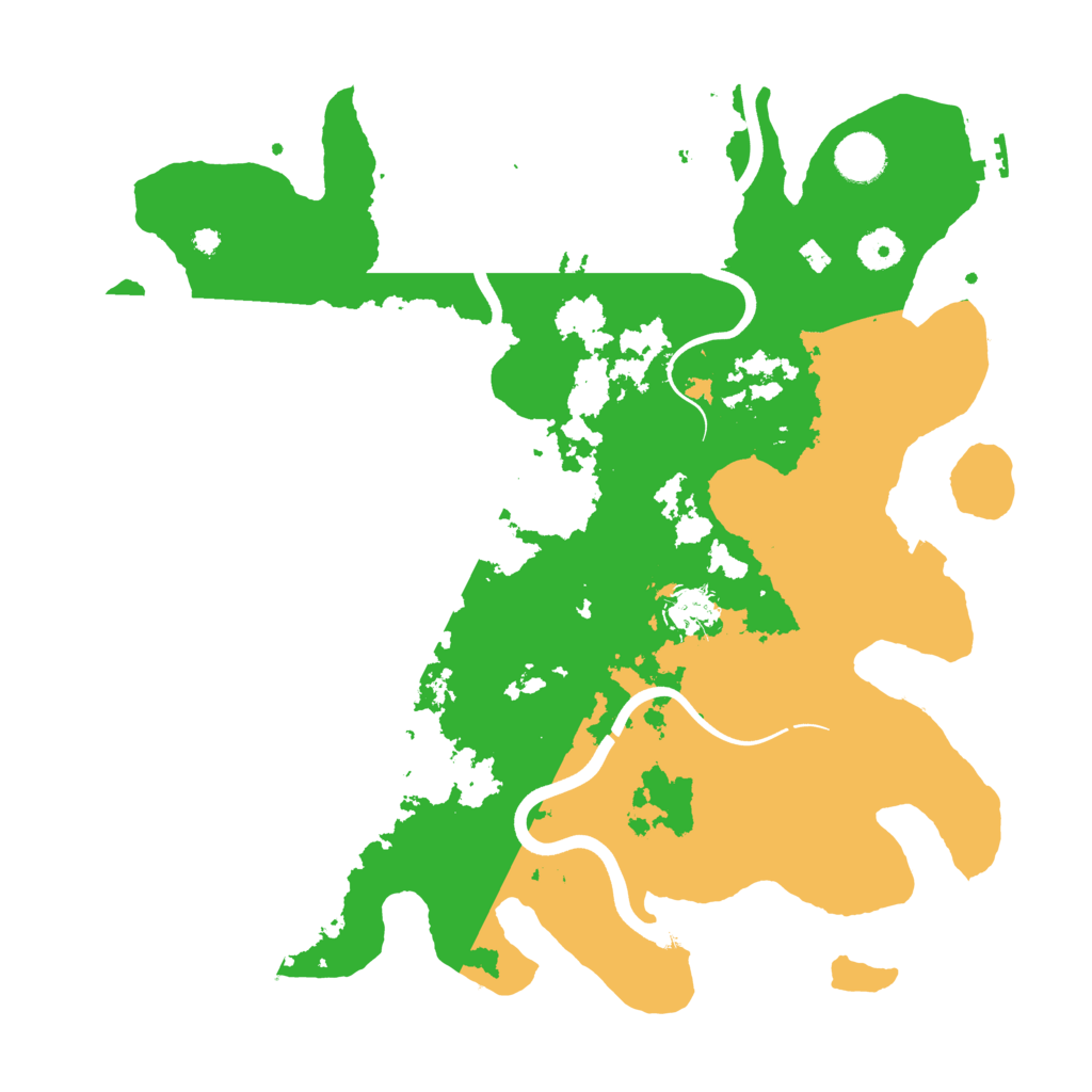 Biome Rust Map: Procedural Map, Size: 3800, Seed: 5698