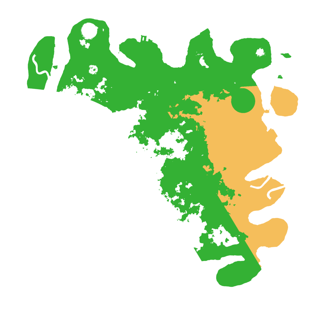 Biome Rust Map: Procedural Map, Size: 3500, Seed: 71731529