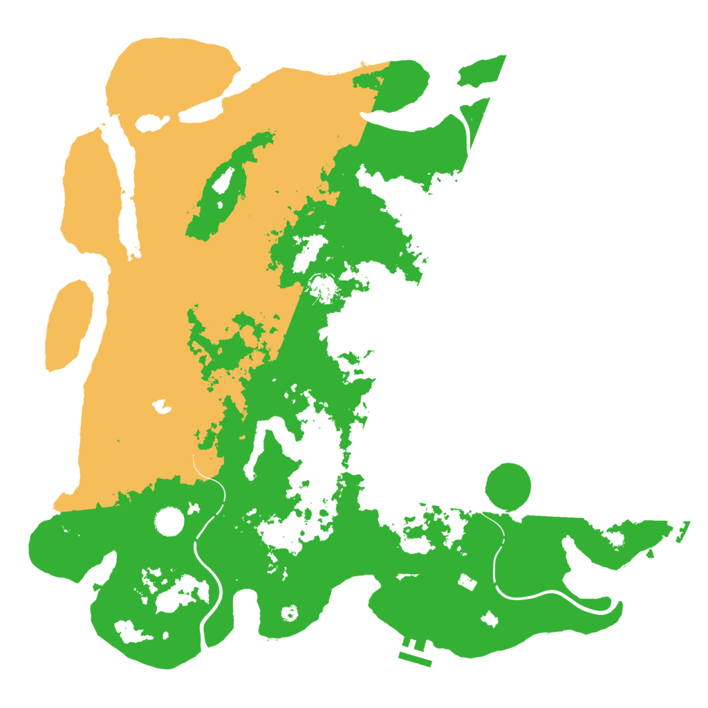 Biome Rust Map: Procedural Map, Size: 4250, Seed: 1892149899