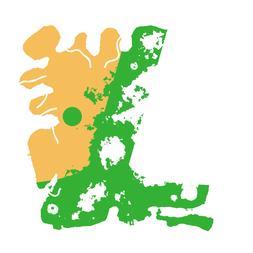 Biome Rust Map: Procedural Map, Size: 3500, Seed: 182127824