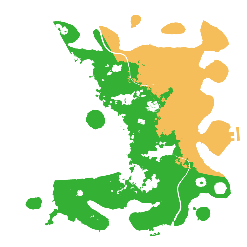 Biome Rust Map: Procedural Map, Size: 3650, Seed: 5324646