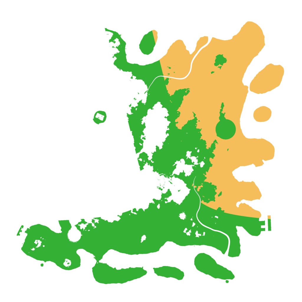 Biome Rust Map: Procedural Map, Size: 3950, Seed: 86312326