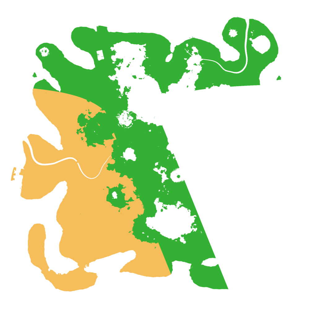 Biome Rust Map: Procedural Map, Size: 3500, Seed: 382973786