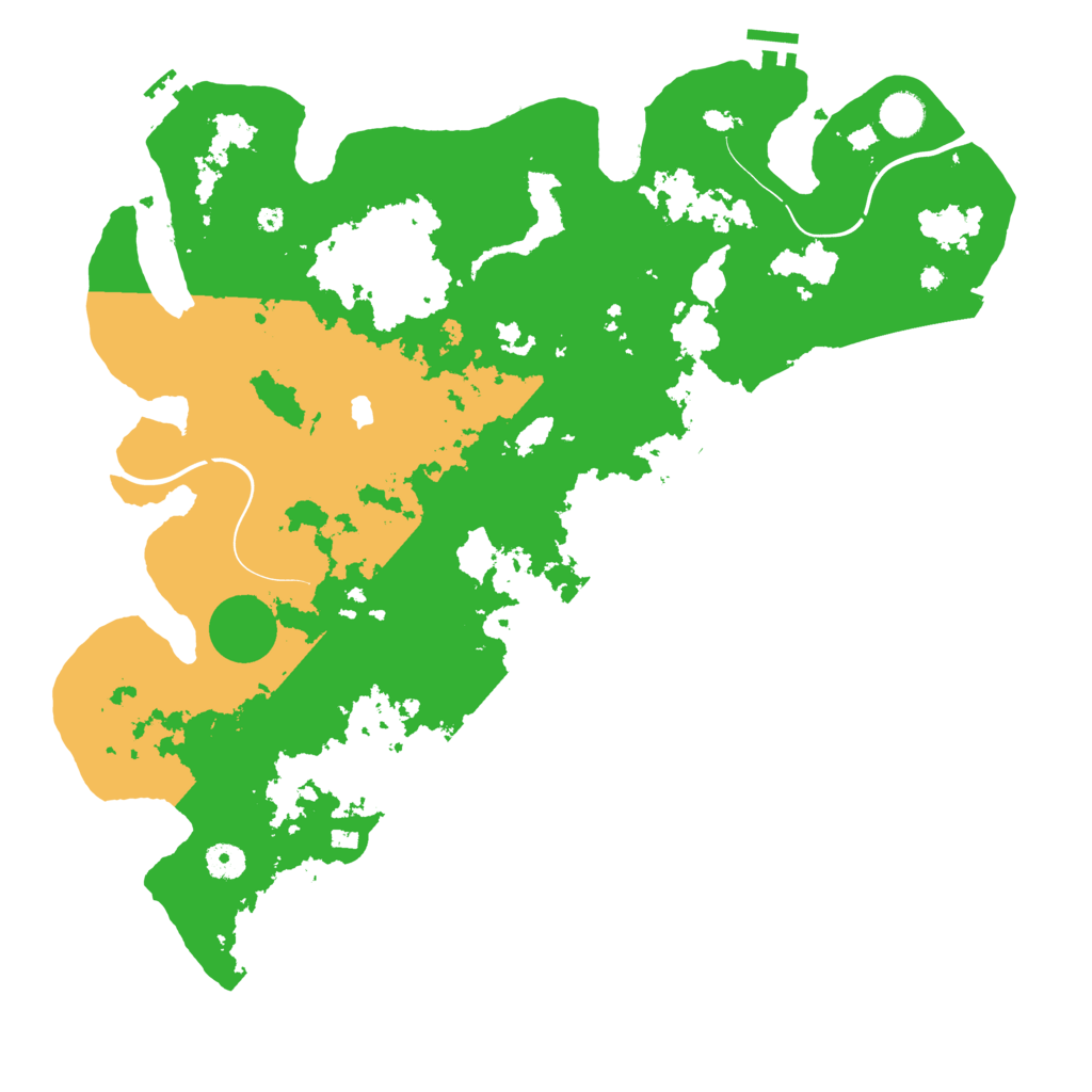Biome Rust Map: Procedural Map, Size: 4300, Seed: 28138559