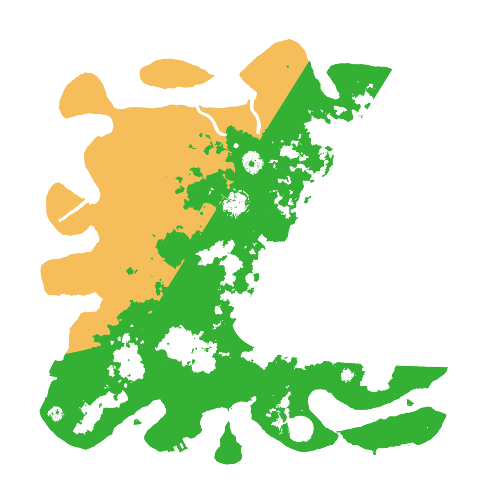Biome Rust Map: Procedural Map, Size: 3500, Seed: 7726