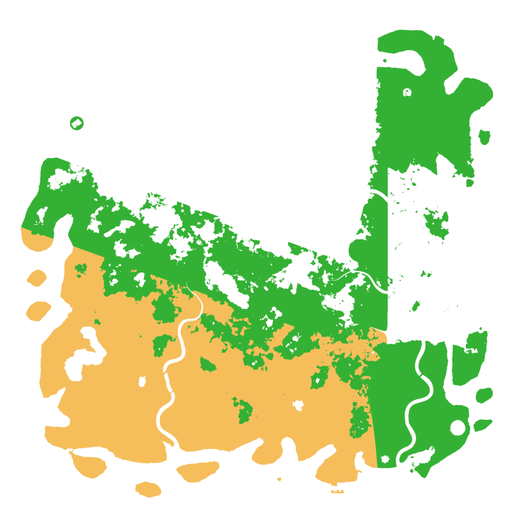 Biome Rust Map: Procedural Map, Size: 6000, Seed: 472147947