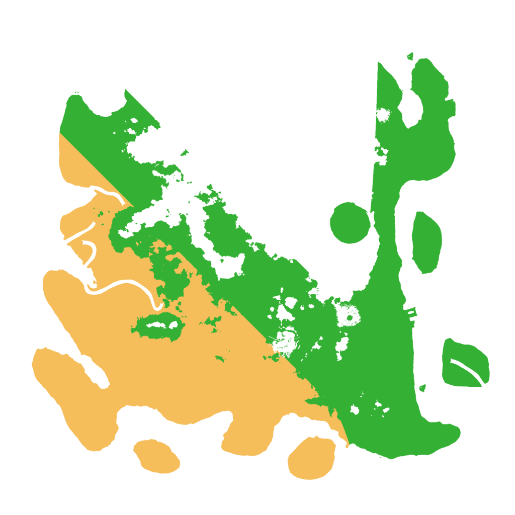 Biome Rust Map: Procedural Map, Size: 3500, Seed: 186083302