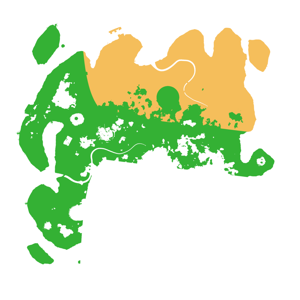 Biome Rust Map: Procedural Map, Size: 3500, Seed: 978511846