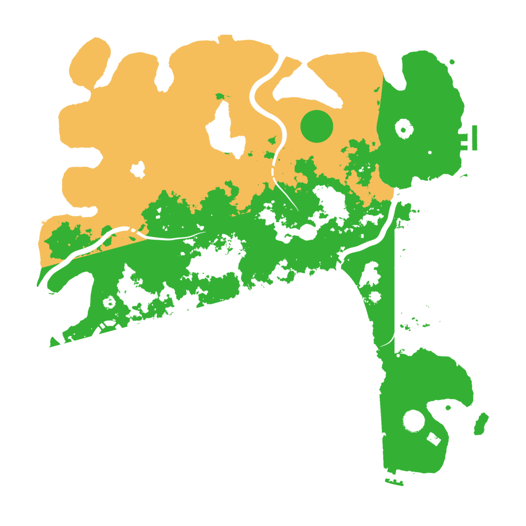 Biome Rust Map: Procedural Map, Size: 4250, Seed: 44553621
