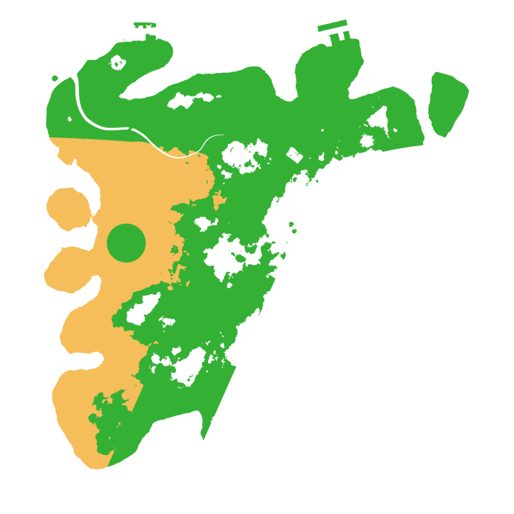 Biome Rust Map: Procedural Map, Size: 3500, Seed: 1630118773