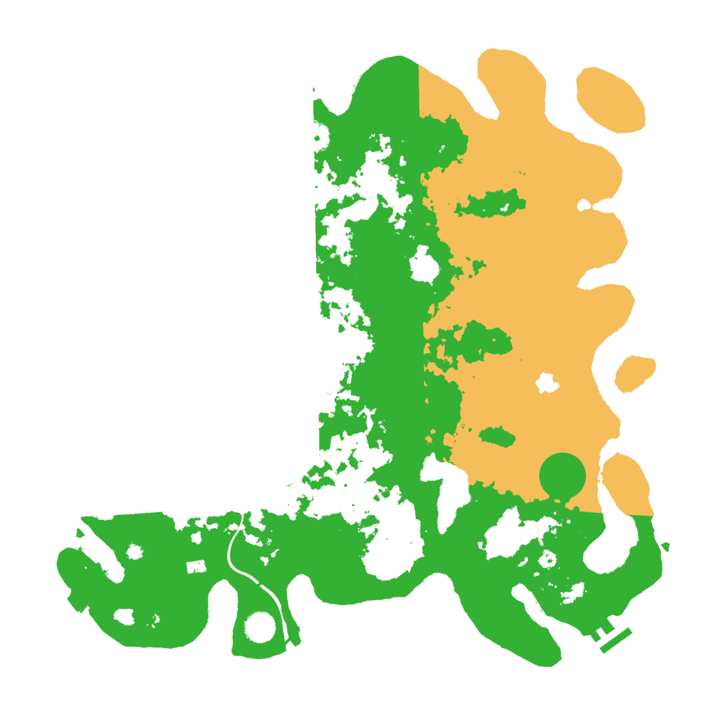 Biome Rust Map: Procedural Map, Size: 4000, Seed: 735052300