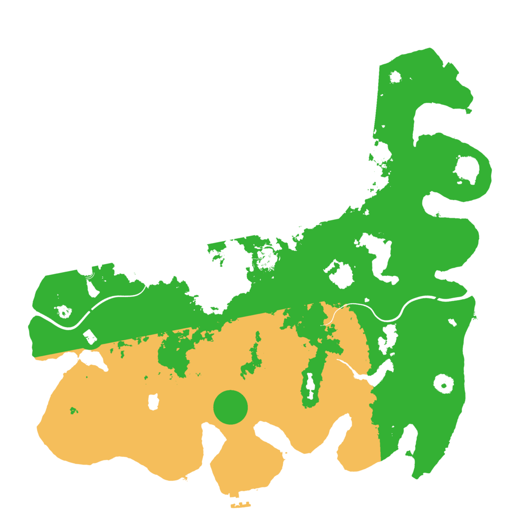 Biome Rust Map: Procedural Map, Size: 4000, Seed: 291302371