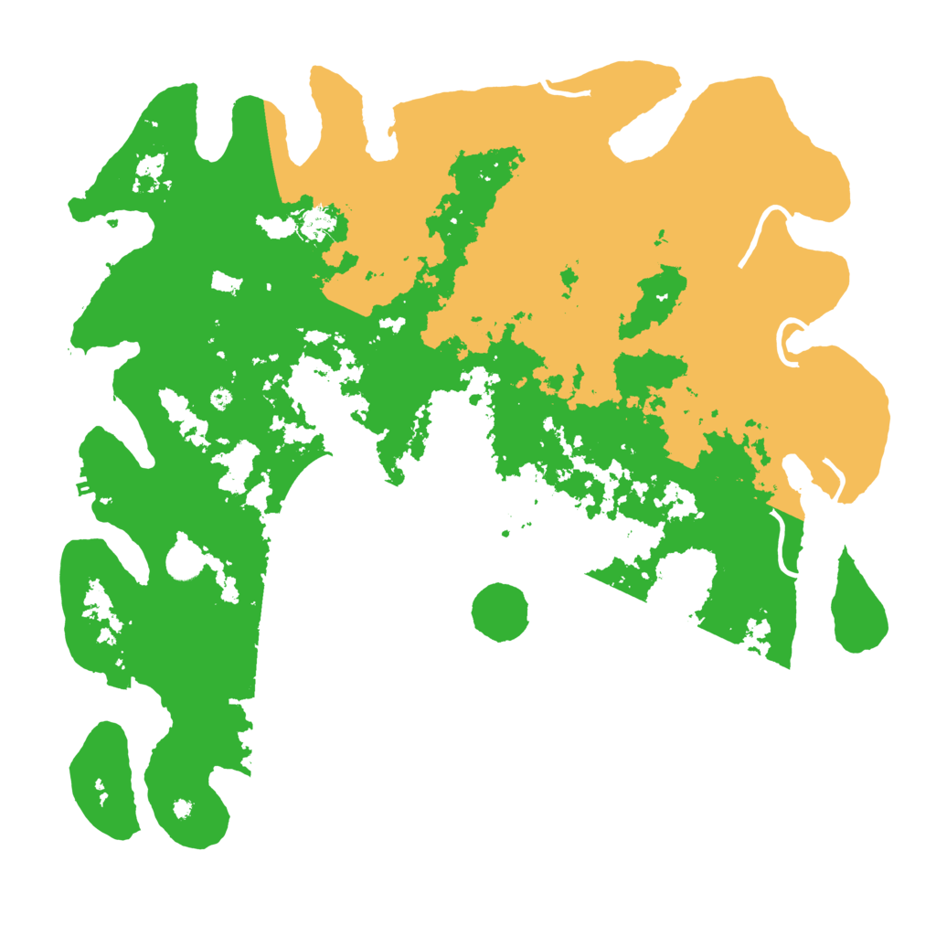 Biome Rust Map: Procedural Map, Size: 4500, Seed: 255971642