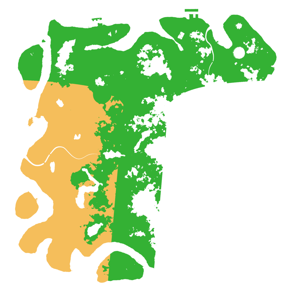 Biome Rust Map: Procedural Map, Size: 4500, Seed: 68377498