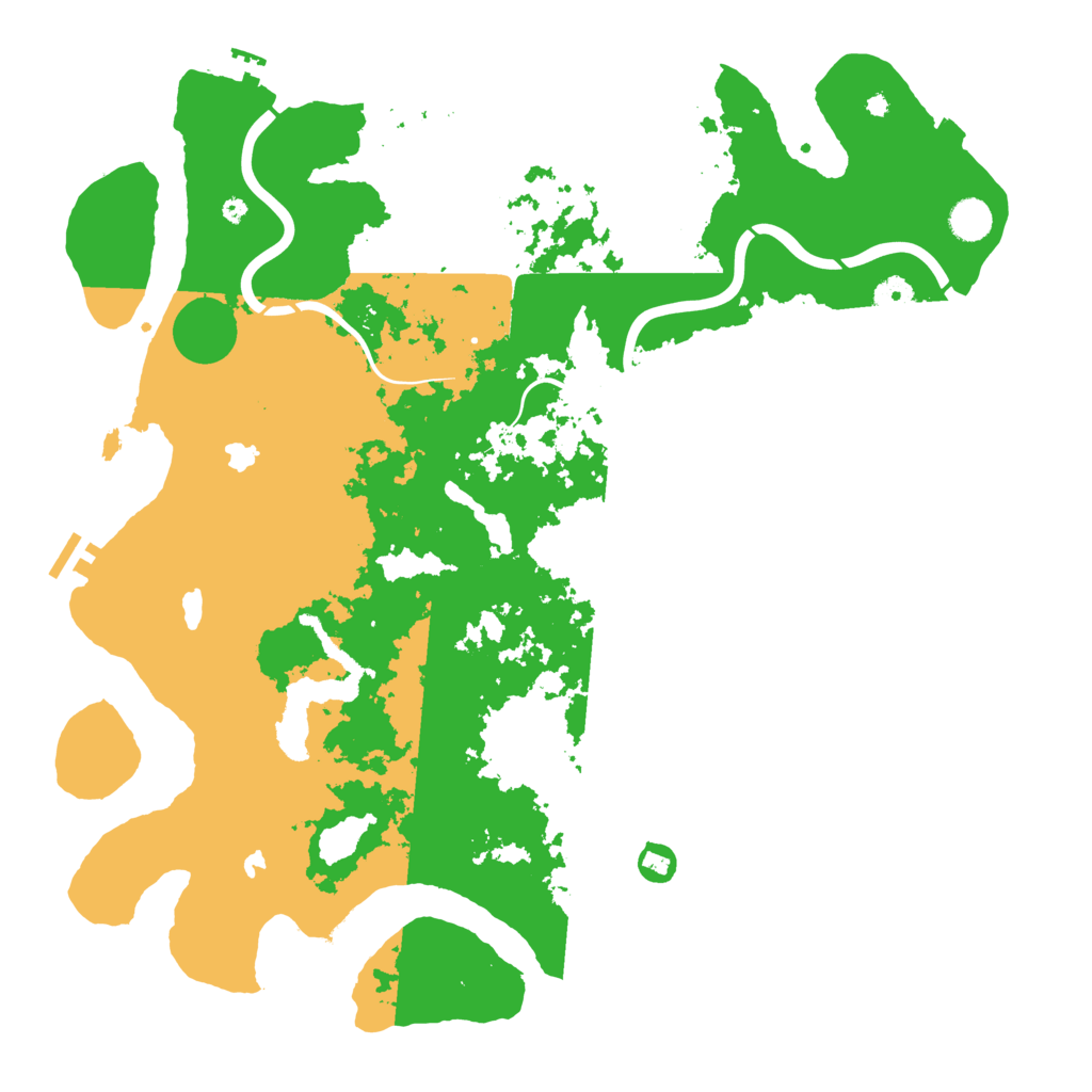 Biome Rust Map: Procedural Map, Size: 4500, Seed: 68377498