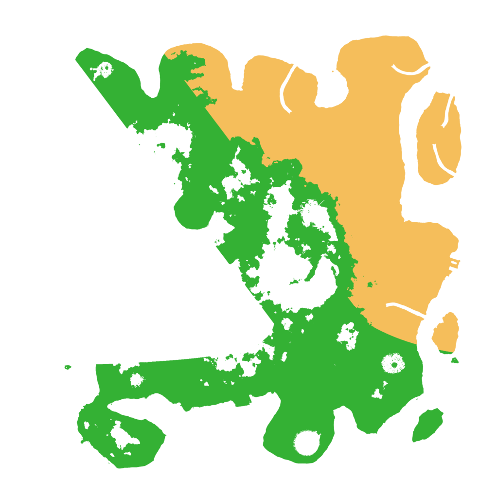 Biome Rust Map: Procedural Map, Size: 3500, Seed: 441197437