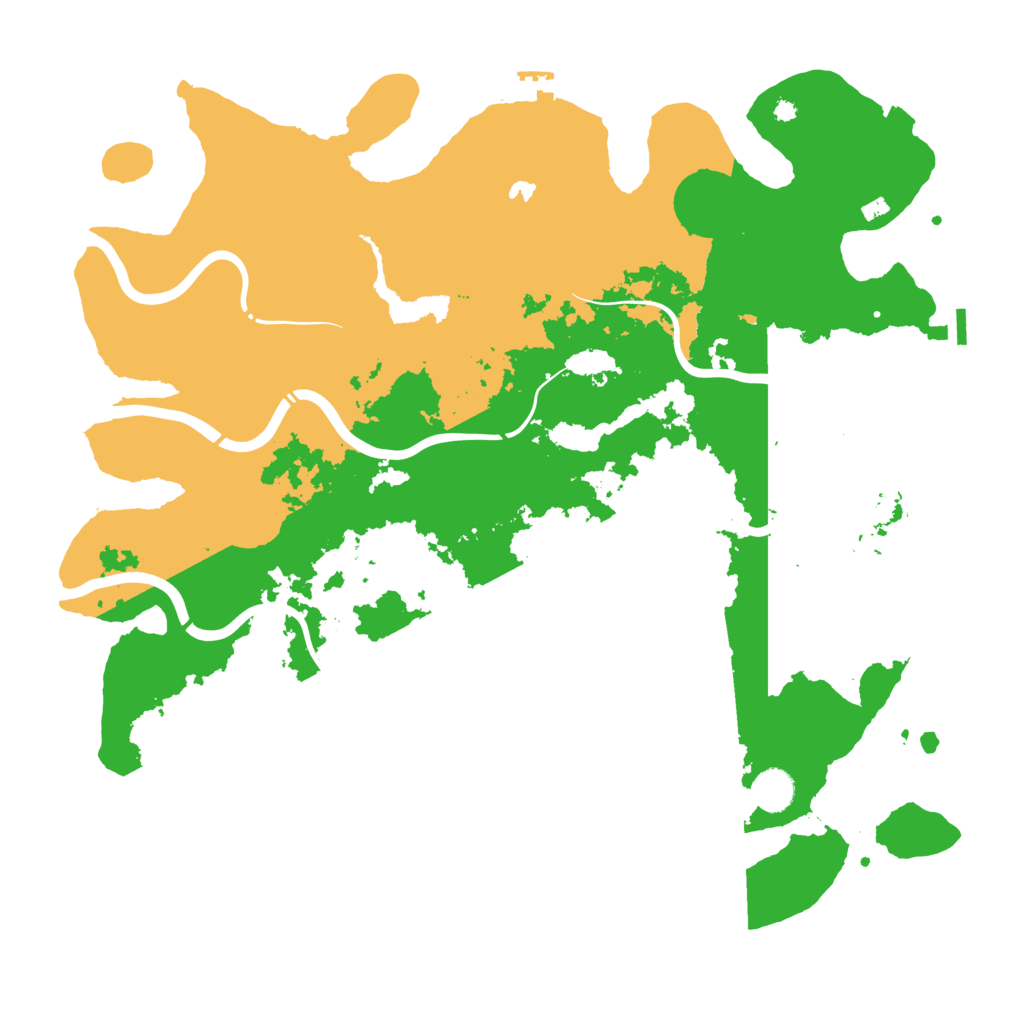 Biome Rust Map: Procedural Map, Size: 4250, Seed: 1867876357