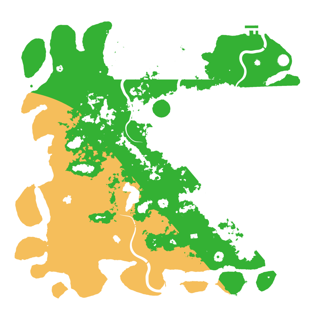 Biome Rust Map: Procedural Map, Size: 4800, Seed: 860185881