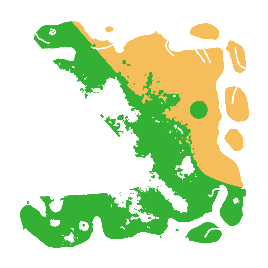 Biome Rust Map: Procedural Map, Size: 4000, Seed: 41122