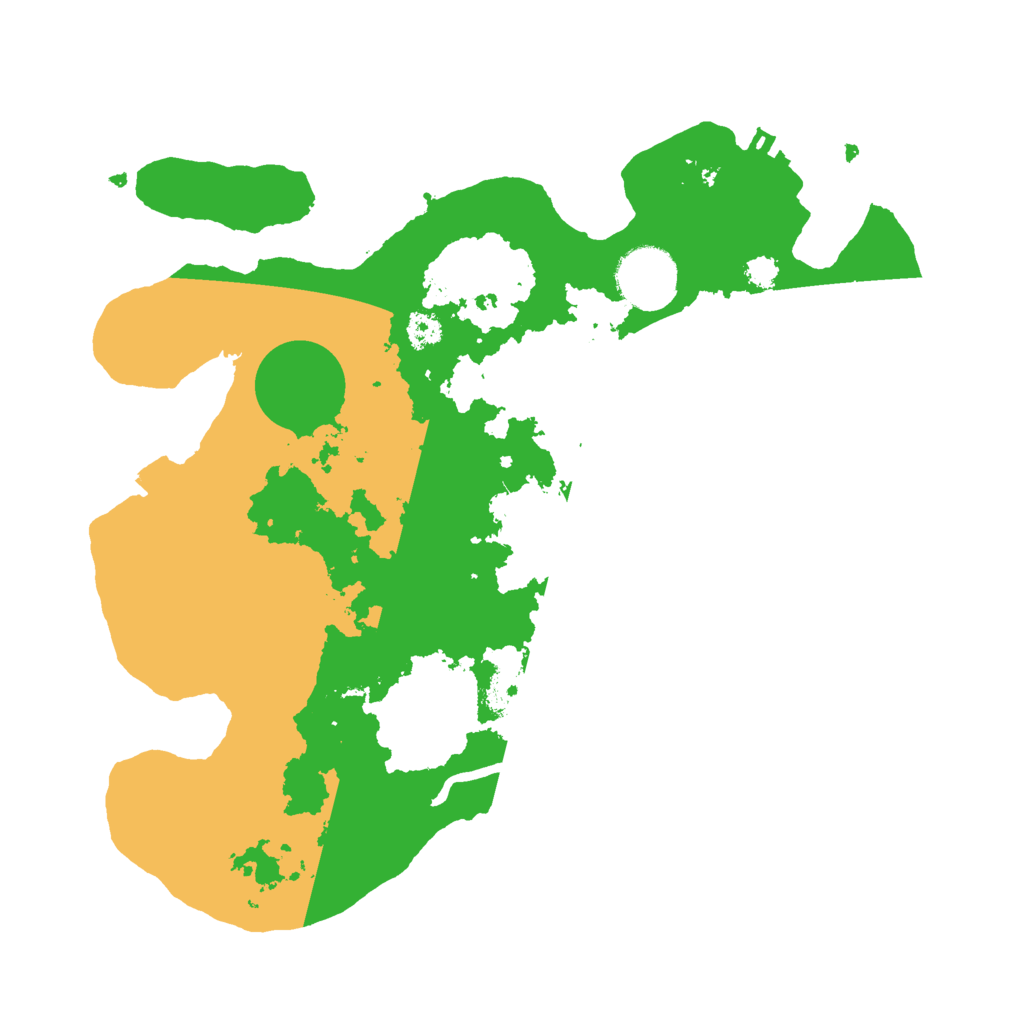 Biome Rust Map: Procedural Map, Size: 3000, Seed: 85151