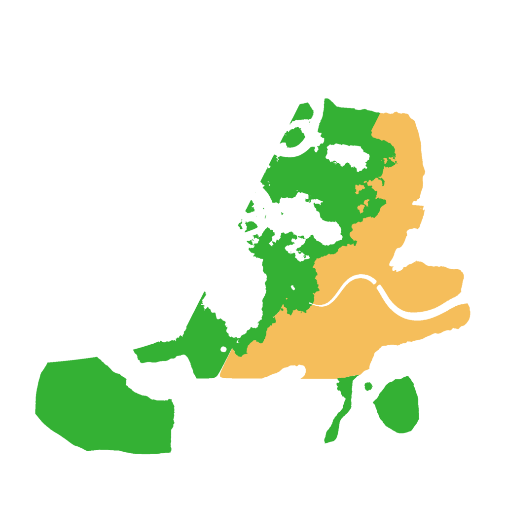 Biome Rust Map: Procedural Map, Size: 2500, Seed: 368477409
