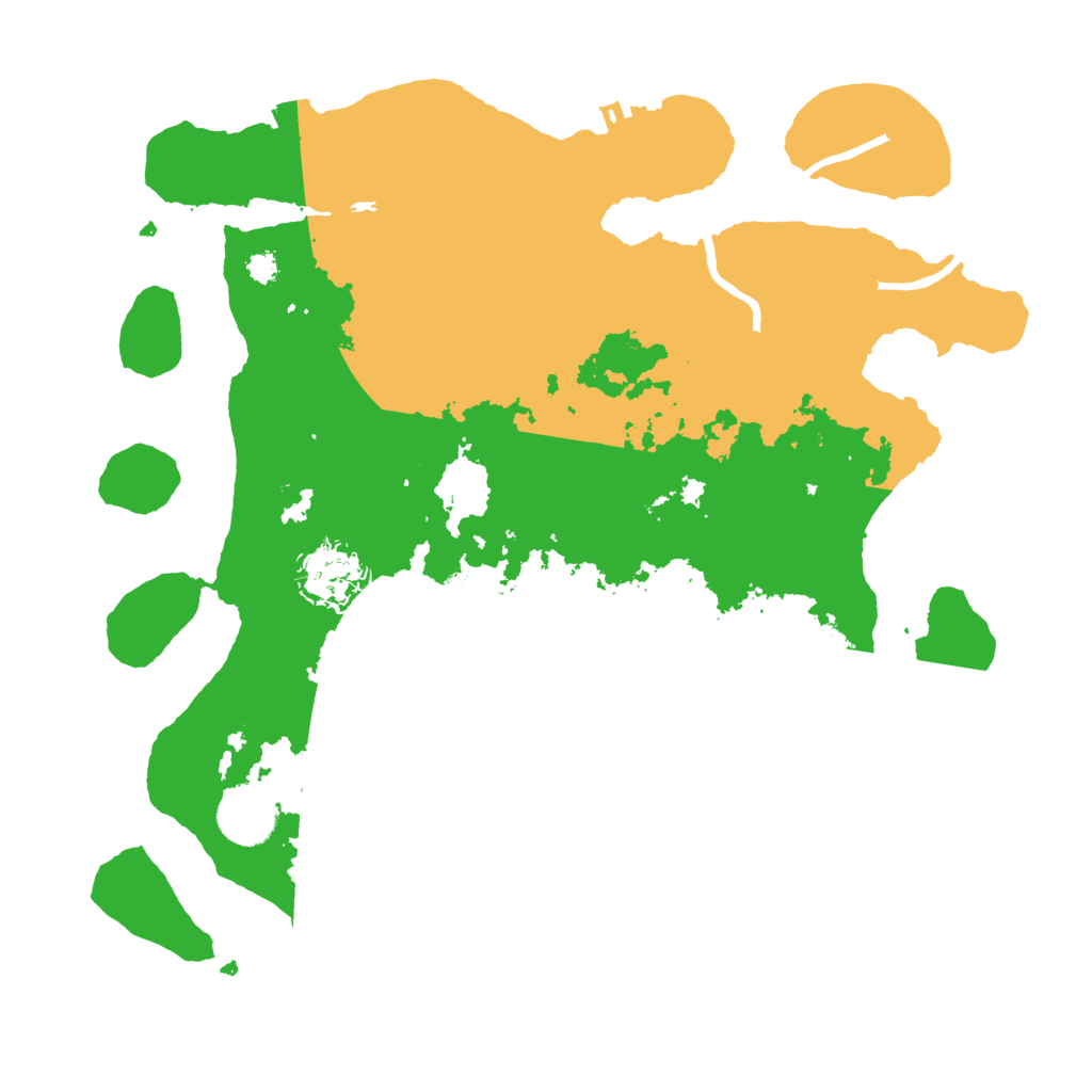 Biome Rust Map: Procedural Map, Size: 3250, Seed: 624783454