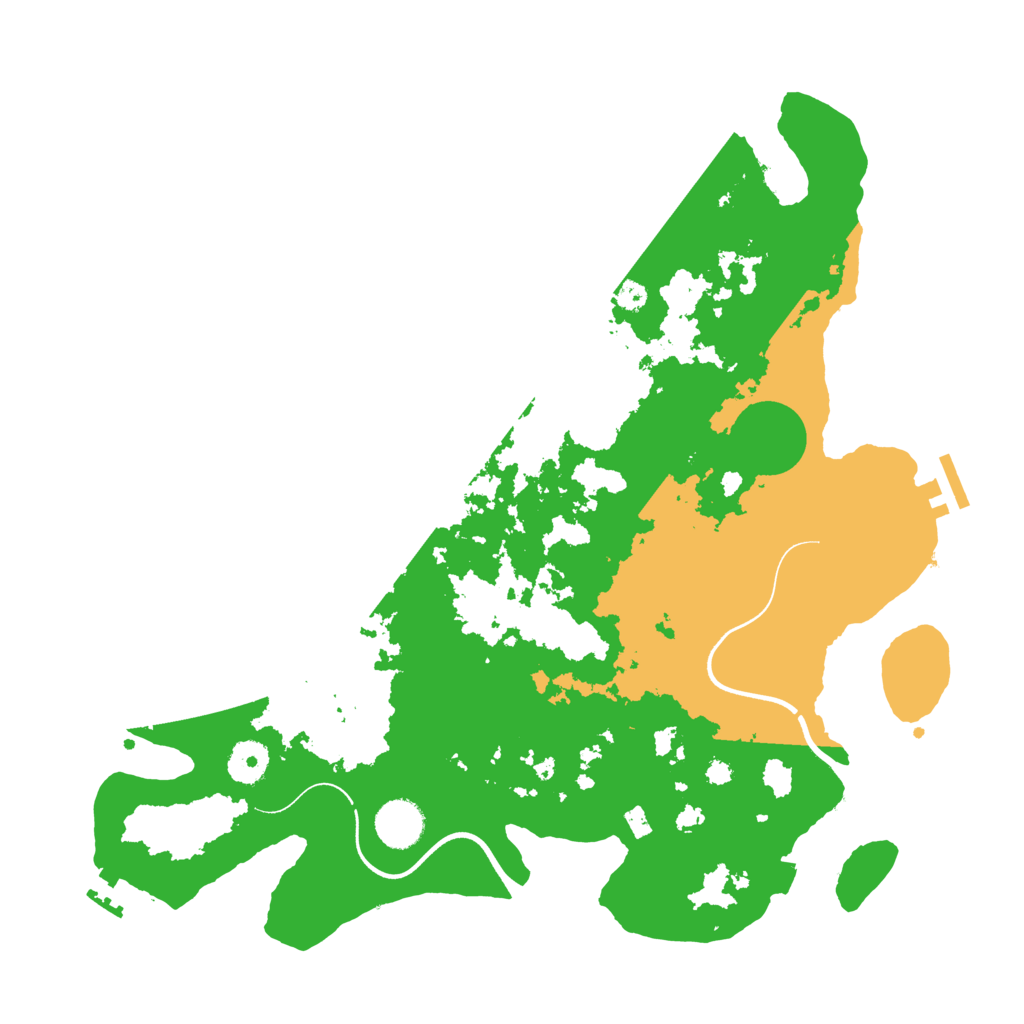 Biome Rust Map: Procedural Map, Size: 3700, Seed: 1969584279