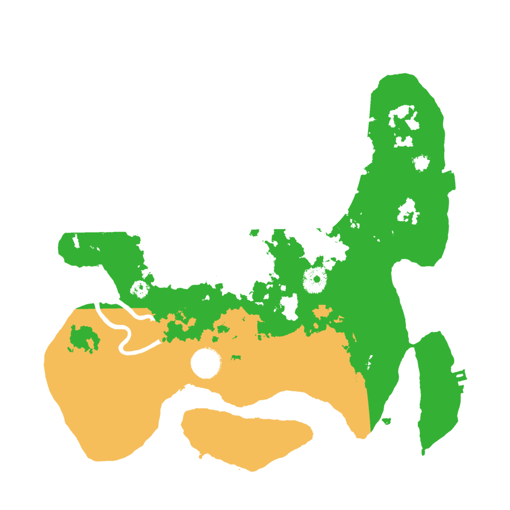 Biome Rust Map: Procedural Map, Size: 3000, Seed: 1434