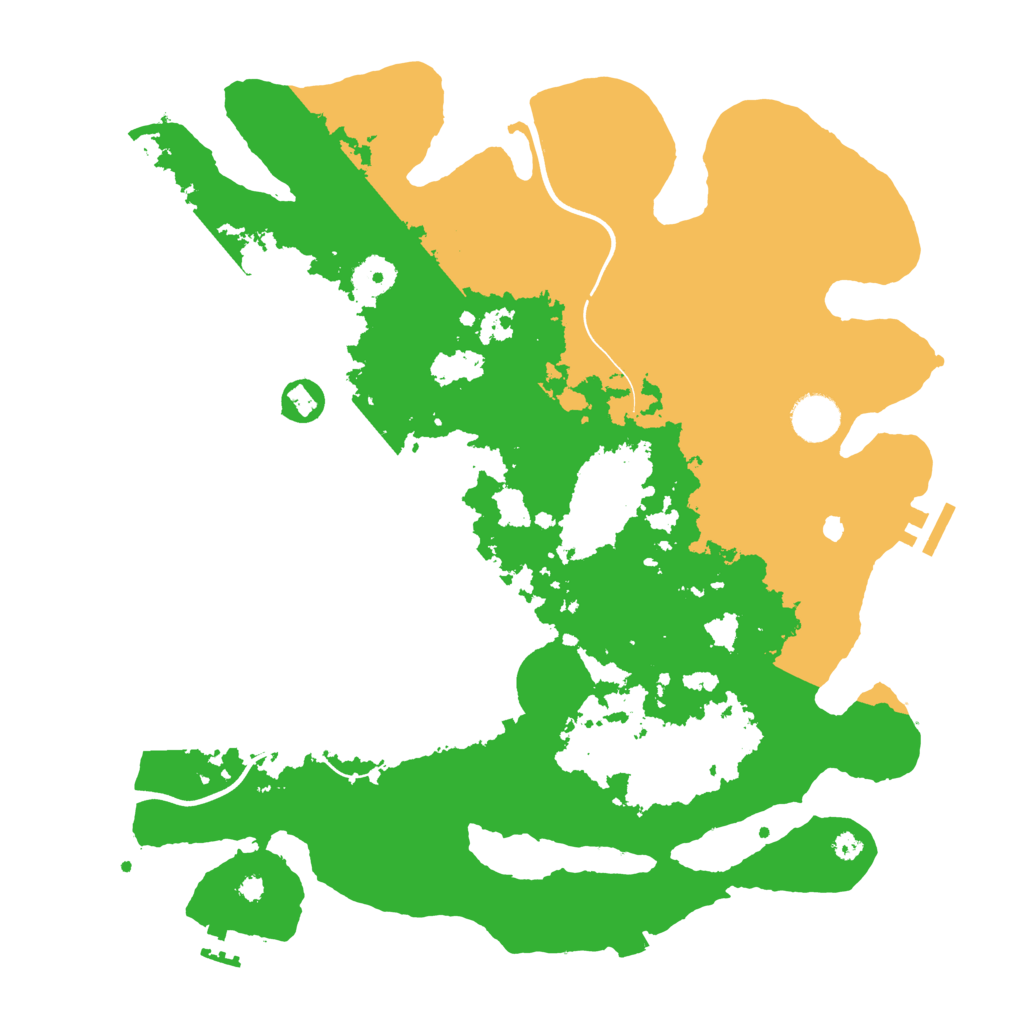 Biome Rust Map: Procedural Map, Size: 3750, Seed: 585949