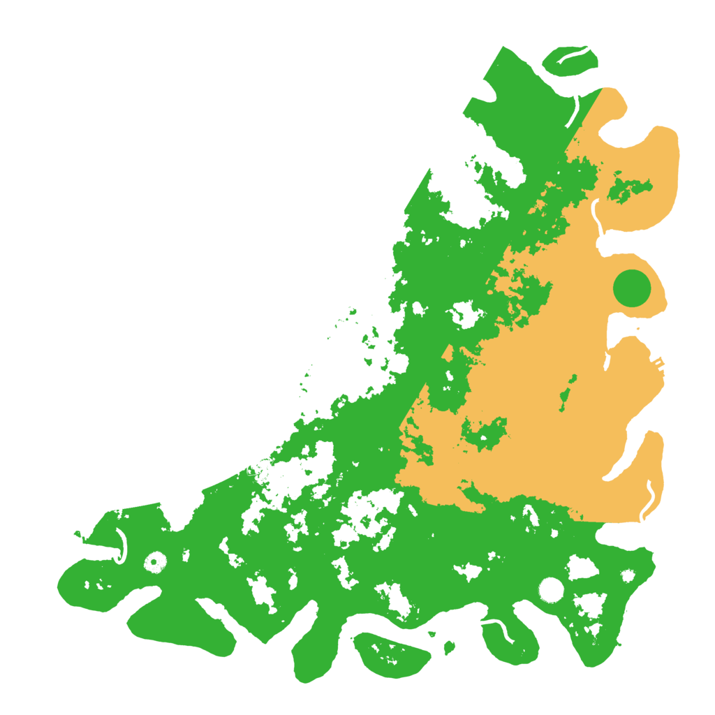 Biome Rust Map: Procedural Map, Size: 5000, Seed: 7301549