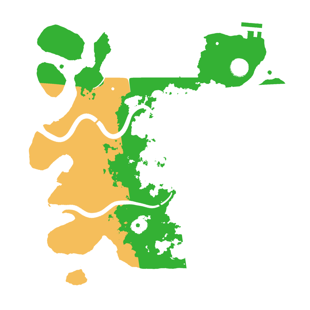 Biome Rust Map: Procedural Map, Size: 3000, Seed: 24471