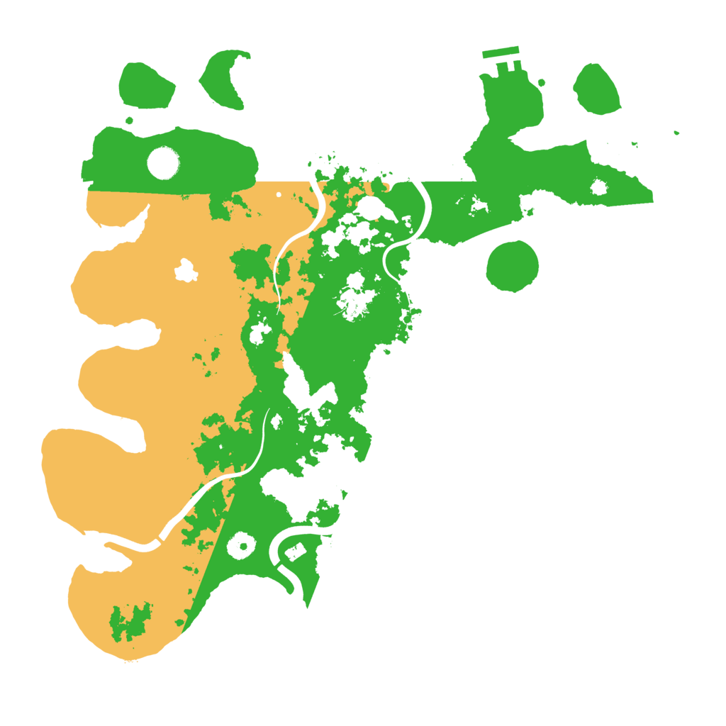 Biome Rust Map: Procedural Map, Size: 4000, Seed: 5136969
