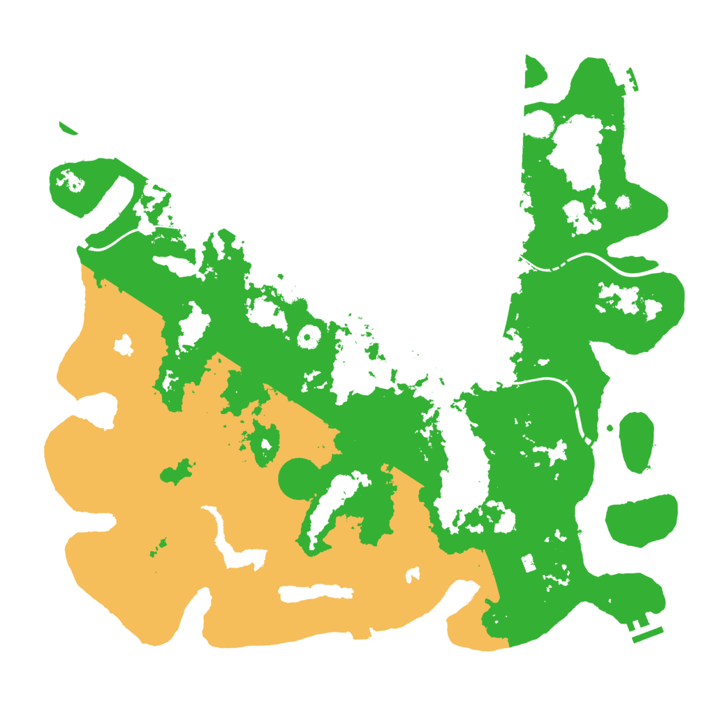 Biome Rust Map: Procedural Map, Size: 4500, Seed: 900521876