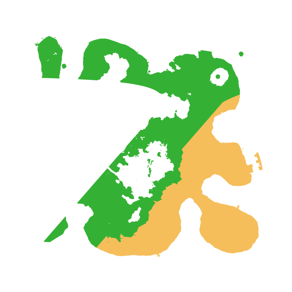 Biome Rust Map: Procedural Map, Size: 2500, Seed: 810096731