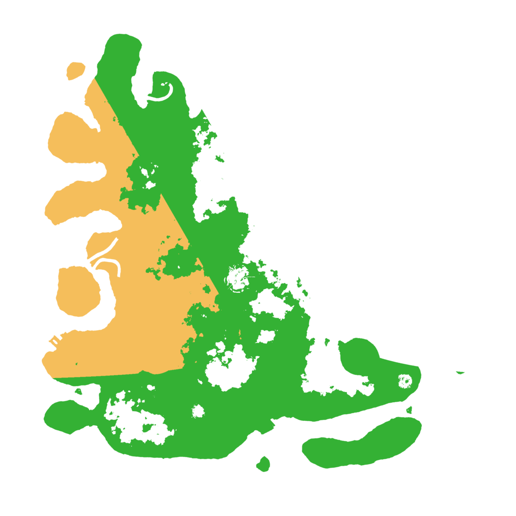 Biome Rust Map: Procedural Map, Size: 3700, Seed: 110471562