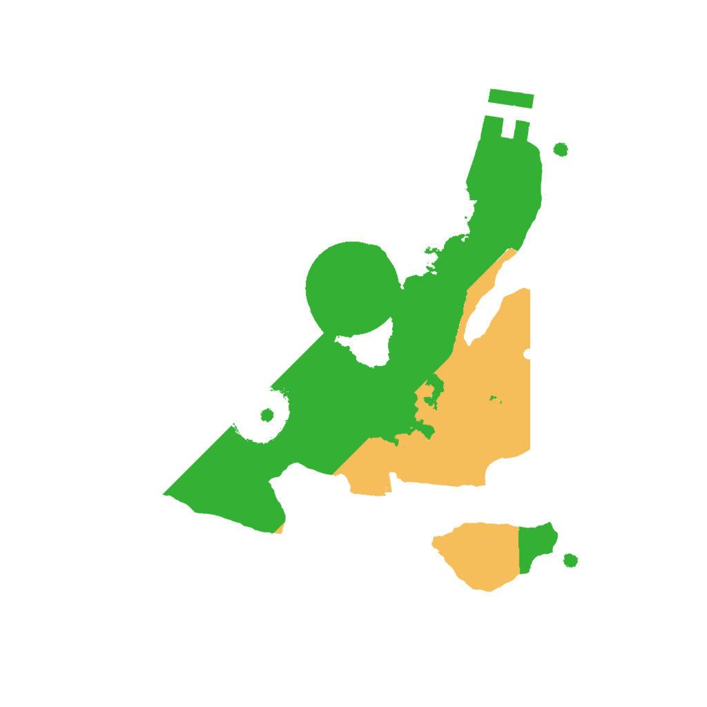 Biome Rust Map: Procedural Map, Size: 2000, Seed: 1858634563